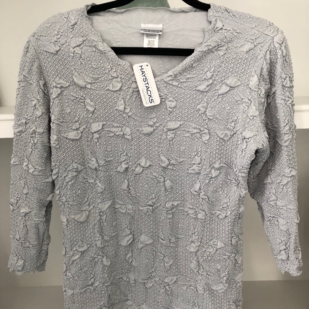 Haystacks Aduena Surreal Textured Top